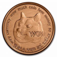Měděná mince dogecoin 1 Oz