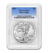 Stříbrná mince American Silver Eagle MS-69 PCGS 2023 USA