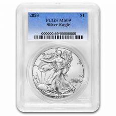 Stříbrná mince American Silver Eagle MS-69 PCGS 2023 USA