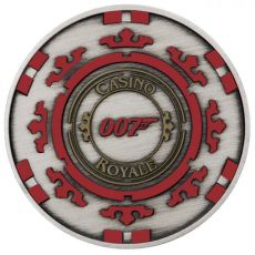 Stříbrná mince James Bond Casino Chip 1 Oz Tuvalu 2023