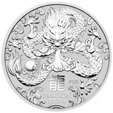 Stříbrná mince Dragon (drak) 1 Oz Austrálie 2024