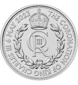 Stříbrná mince Korunovace Karla III (Charles III) 2023 Velká Britanie 1 Oz