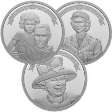 Stříbrná mince na památku královny Alžběty II 3 Oz Kanada 2022