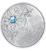 Stříbrná mince Sněhová vločka 22,42 g Rakousko 2023