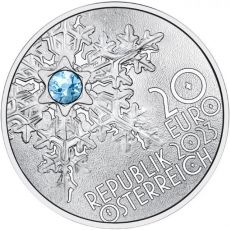Stříbrná mince Sněhová vločka 22,42 g Rakousko 2023
