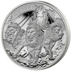 Stříbrná mince Cybele 1 Oz 2024 Velká Britanie