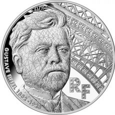 Stříbrná mince 100 let úmrtí Gustave Eiffel 22,2 g Francie 2023
