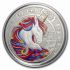 Stříbrná mince Rainbow Magical Unicorn "Blossom" 5 Cedis 1 Oz 2023 Ghana BU