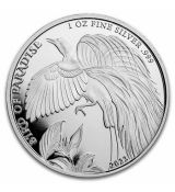 Papua Nová Guinea 1 oz Silver Bird Of Paradise BU 2023