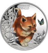 Baby Dingo 1 Oz Niue 2024 colorized