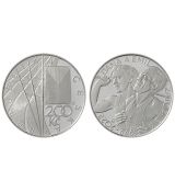Pamětní stříbrná mince ke 100. výročí narození Dany a Emila Zátopkových