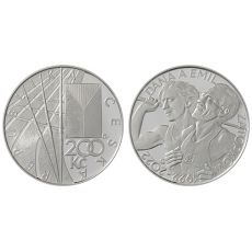 Pamětní stříbrná mince ke 100. výročí narození Dany a Emila Zátopkových