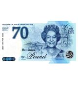 Bankovka PLATINOVÉ VÝROČÍ (1952 - 2022) Britannia