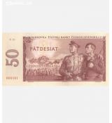 Bankovka 50 KČS 1963