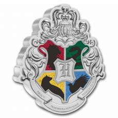 Harry Potter mince ve tvaru hřebene 1 Oz Niue 2021