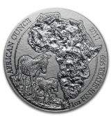 Stříbrná mince 2011 Rwanda African Zebra BU