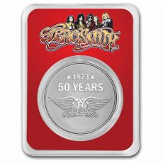 Aerosmith 50. výročí BU v TEP 2023 Niue 1 oz $ 2
