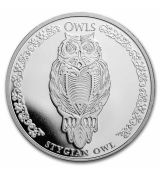 Stygian Owl BU Sova 2024 Čadská republika 1 oz