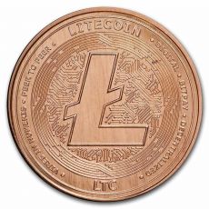 měděná mince - Litecoin 1 Oz
