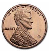 měděná mince - Lincoln Penny 1 Oz