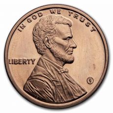 měděná mince - Lincoln Penny 1 Oz