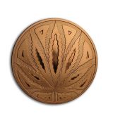 Měděná mince - Cannabis (Velký list) 1 Oz