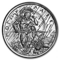 Stříbrná vysoké reliéfní mince - Molon Labe (typ 3) 2 Oz