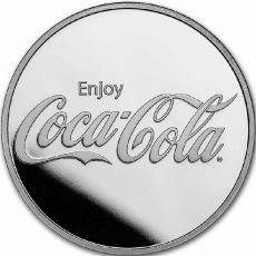 COCA COLA® 1 OZ  STŘÍBRNÁ MINCE