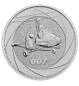 JAMES BOND Z ROKU 1960 SIX DECADES OF 007 2024 2 £ 1 OZ Stříbrná mince