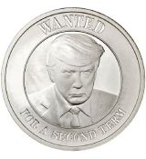 Donald Trump Wanted Mugshot 1 oz Stříbrná mince