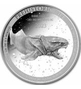 DUNKLEOSTEUS Prehistorický život 2023 1 oz Stříbrná mince