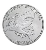 Mokoha Velký bílý žralok 2015 Tokelau 1 oz 5 $ BU