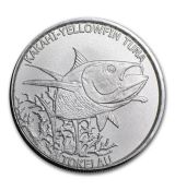 Tuňák žlutoploutvý 2014 Tokelau 1/2 oz 2 $