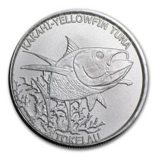 Tuňák žlutoploutvý 2014 Tokelau 1/2 oz 2 $