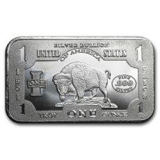 Stříbrný slitek - 1901 $ 10 Bison 1 Oz