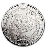 Stříbrná mince žirafa 1 Oz Guinea 2023