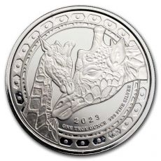 Stříbrná mince žirafa 1 Oz Guinea 2023