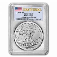 American Silver Eagle MS-69 PCGS (FirstStrike®) 2024-(W)
