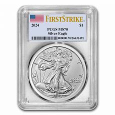 American Silver Eagle MS-70 PCGS (FirstStrike®) 2024