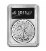 American Silver Eagle MS-70 PCGS (FirstStrike®, Black Label) 2024