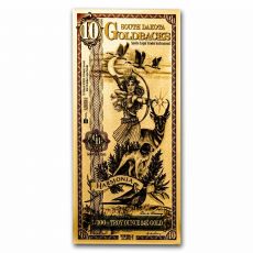 10 South Dakota Goldback - Aurum Gold Foil Note (24k)