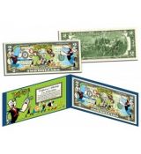 POPEYE & FRIENDS Originální zákonné platidlo 2 USD – oficiálně licencováno