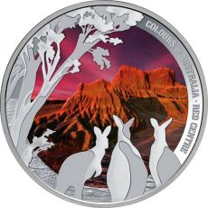 Červený střed Red Centre 1 Oz 2024 Austrálie