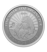 Majestátní lední medvěd (Polar Bear) 1 Oz 2023 Kanada