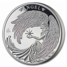 Anděl štěstí Lucky Angel 1 Oz EIC 2024 Svatá Helena