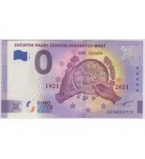 0 euro začátek ražby Československých minci