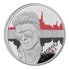 Barevná mince George Michael 2024 UK 1oz Silver Proof