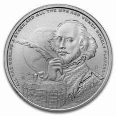 Stříbrné ikony inspirace: Shakespeare BU 1 Oz 2024 Niue