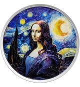 Mona Lisa Van Gogh 2024 1oz Fiji  Proof