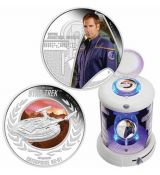 Tuvalu Star Trek: Captain Jonathan Archer & Enterprise NX-01 1oz  Stříbro Proof 2 mince Set